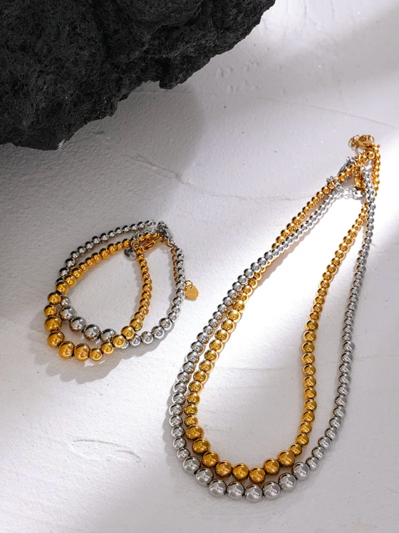 The Kaya Duo-Necklace and Bracelet Duo ($80 Value)