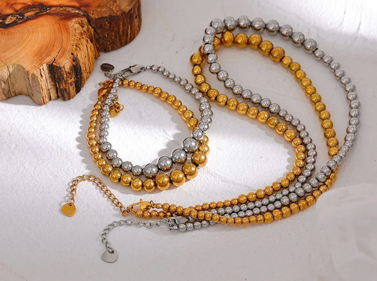 The Kaya Duo-Necklace and Bracelet Duo ($80 Value)