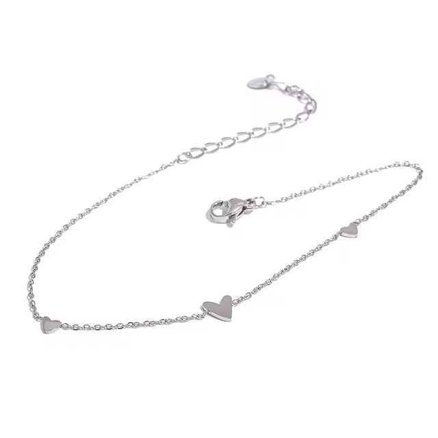 Serenity Heart Anklet