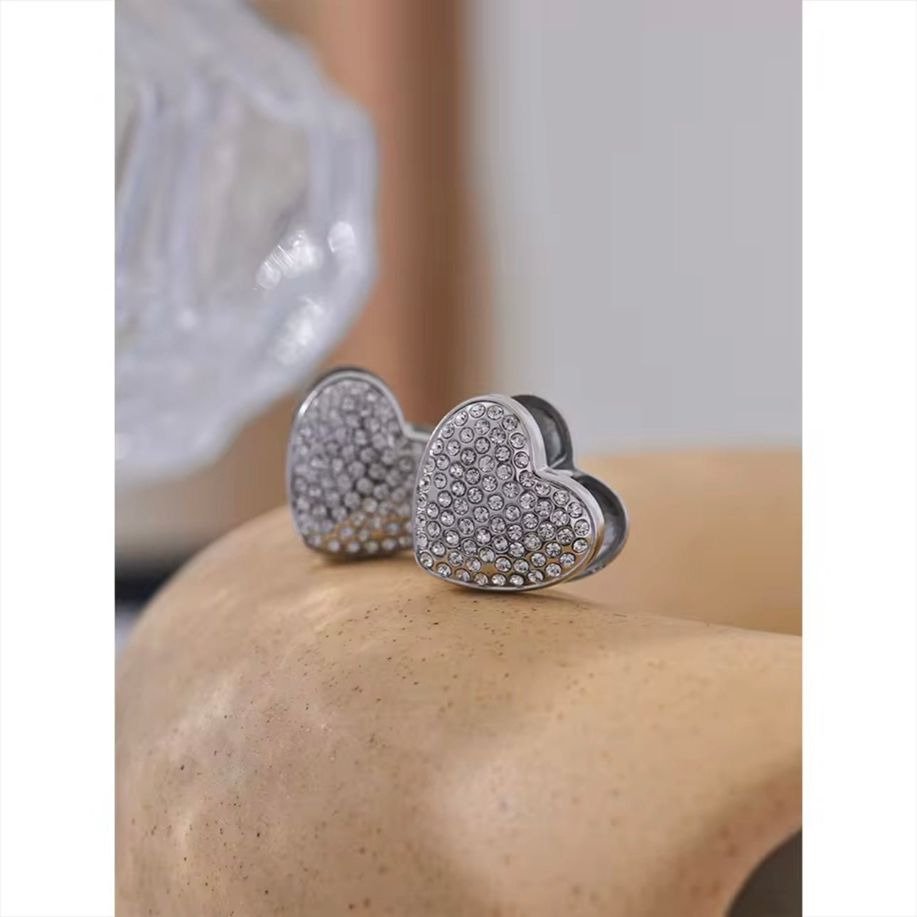 Vixen Heart Studs