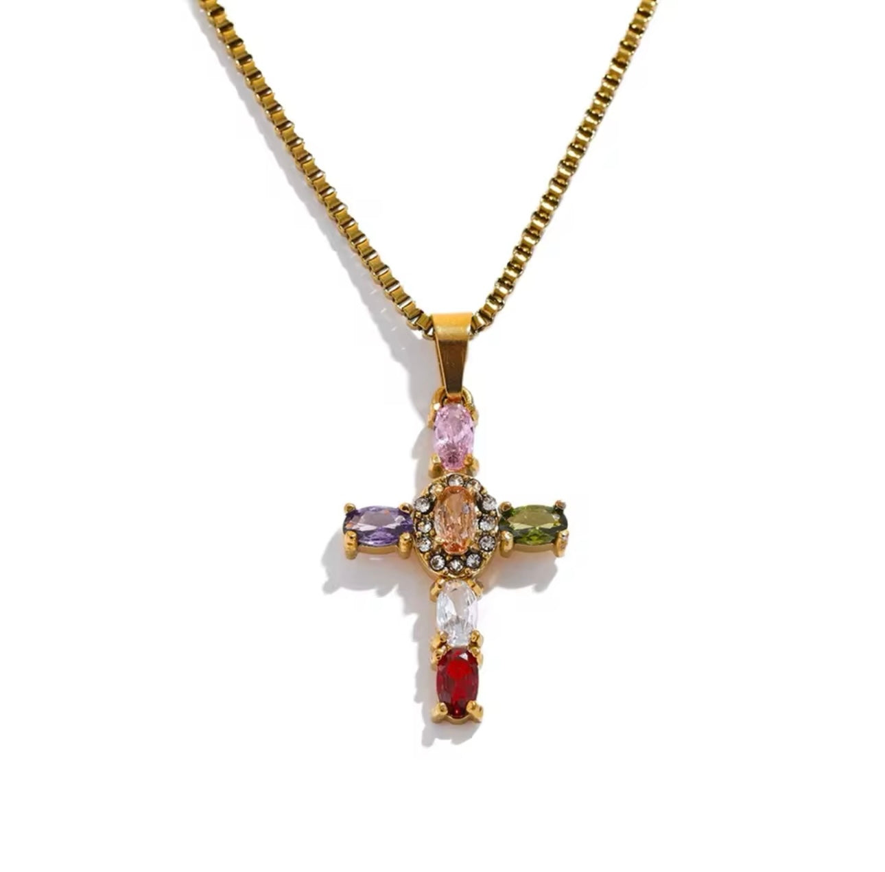 Aurora Cross Pendant