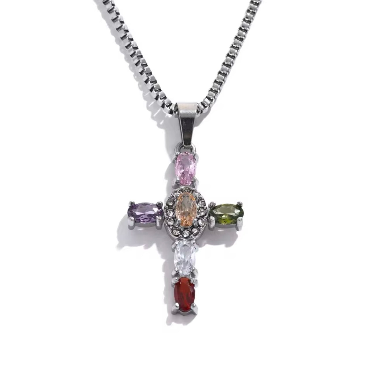 Aurora Cross Pendant