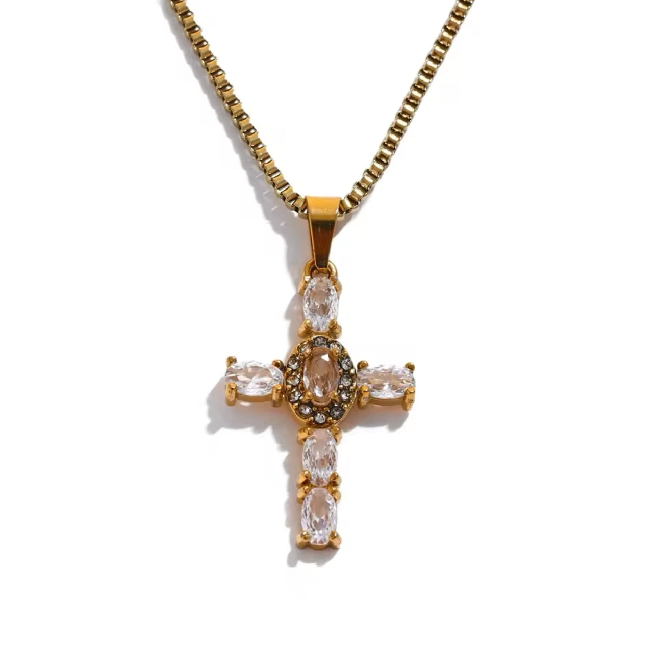 Aurora Cross Pendant