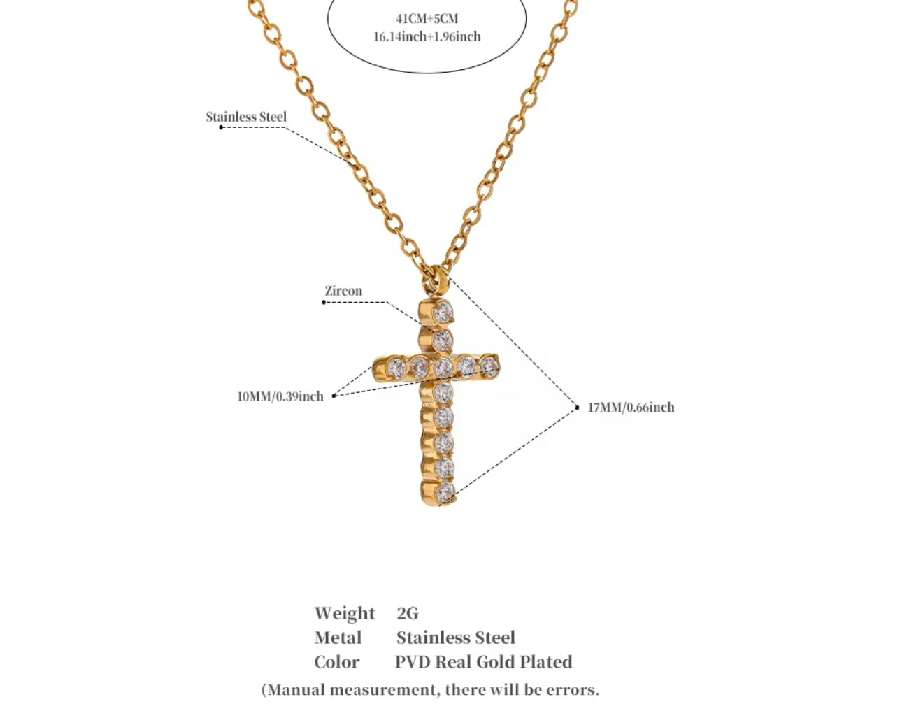 Divine Cross Pendant