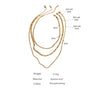 Ayden Layered Necklace(18-Karat Gold Plated)